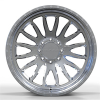 Jantes en alliage forgé chinoises tout-terrain à déport profond polies 20-30 pouces pour voitures 8x170 5x139.7 6x139.7 personnalisées pour C10 F150 F250 GMC Chevy