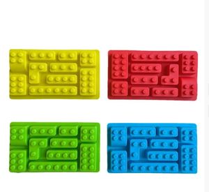 7 ل <span class=keywords><strong>Lego</strong></span> بناء كتلة شكل سيليكون الشوكولاته BPA مجانا أداة توريد المطبخ - Product Image 3