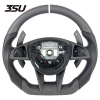 Volant de voiture pour Mercedes Benz X166 GLC X253 E300 E350 AMG 205 Sport Palettes de changement de vitesse en fibre de carbone