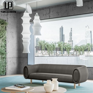 Sillón de Salón de Estilo Europeo y Americano, Diseño Moderno con Brazos Bajos, Color Blanco, para Salón - Product Image 2