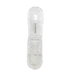 V Shaped Pill Cutter Professional <b>Tablet</b> Splitter Box Stainless Steel Blade Medication Divider Portable Pill Organizer Case - Product Image 2