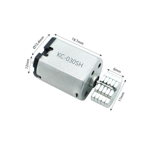 高性能030シリーズ小型16mm径振動モーター1.5V \ 3V \ 3.7V \ 5V \ 7.2V \ 9V \ 24V DC - Product Image 1