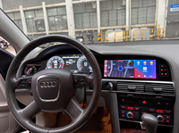 Autoradio Android 22,8 pouces avec Carplay pour Audi A6 2005-2012, double écran, autoradio + compteur de vitesse numérique, GPS