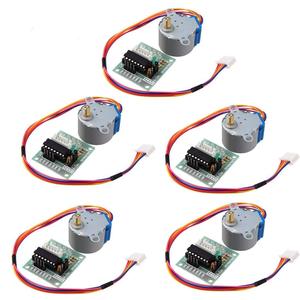 HiLetgo – moteur pas à pas 28BYJ-48, 5 pièces, avec carte de commande ULN2003, 5V, pour projets de bricolage Arduino Raspberry Pi PIC - Product Image 1