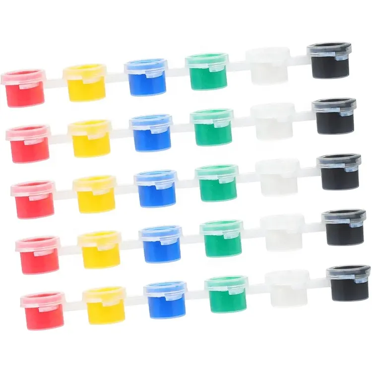プラスチックカラーアクリル顔料3 ml透明アクリル絵の具収納容器絵の具用絵の具箱
