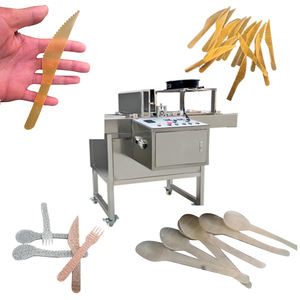 Assurance qualité couverts <span class=keywords><strong>assiette</strong></span> fourchettes couteaux cuillères faisant la machine ligne de production de couverts comestibles - Product Image 5