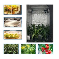 Tente de croissance en Mylar 600D, tissu hautement réfléchissant, 4x4, pour plantes d'intérieur, Kit complet 120x120x200