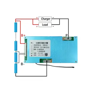 Pin LiFePO4 Lithium 500A với 18650 cho 3S 120Volt 5S 10A di động 10S 15A 36V Hệ thống cân bằng 3.2V năng lượng mặt trời 4S gói 60A 72V BMS