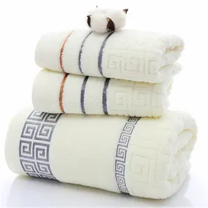 Estilo chinês Moda Cor Sólida Bordado Homens Washcloth Travel Hotel Toalha Banho Roupão Gym Yoga Portátil Amantes Presente Toalla