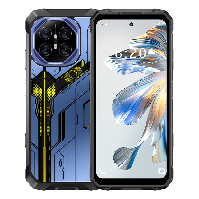 Wholesale RuggedX 10000mAh Android 14 32MP+68MP Night Vision Rugged Phone 6.8 Inch IP68 Waterproof Dustproof Rugged SmartPhone