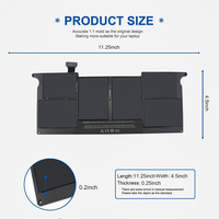Batterie pour ordinateur portable MacBook Air 11 pouces Mid 2011-2015 Version A1406 A1370 A1465 A1495 Produit en stock