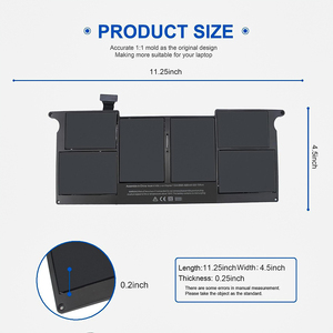 <span class=keywords><strong>Batterie</strong></span> pour ordinateur portable <span class=keywords><strong>MacBook</strong></span> <span class=keywords><strong>Air</strong></span> 11 pouces Mid 2011-2015 Version A1406 A1370 A1465 A1495 Produit en stock - Product Image 3