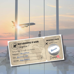 Gouden Kraskaart Cadeau Doe-Het-Zelf Verjaardagscadeau Ticket Verrassing Crass Off Folie Reisticket Instapkaart Voor Kinderen Volwassenen - Product Image 2