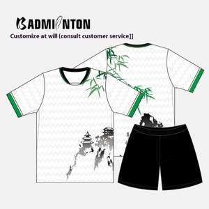 เสื้อแบดมินตันแบบซับลิเมชั่นสั่งทำพิเศษ เนื้อผ้าตาข่าย แห้งเร็ว เสื้อปิ๊กเกิลบอล เสื้อทีมเทนนิส พร้อมโลโก้และชื่อส่วนตัว  ขั้นต่ำในการสั่งซื้อน้อย - Product Image 2