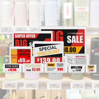 2,9 inch zwart E-paper elektronisch schaplabel slimme ESL digitale prijsdisplay tag IP65 classificatie 1 jaar garantie voor reclame