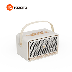 Altavoz Inalámbrico Retro de 60W con Sonido Superpotente, Diseño de Madera y Cuero, con Micrófono para Interiores - Product Image 3