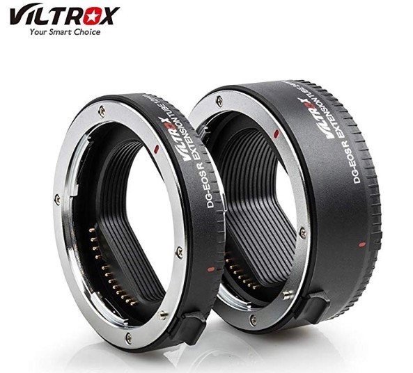 Viltrox DG-EOSR AF Macro Extension Tube Adapter Ring Set(12mm + 24mm) for Canon EOS R Mount Lens for Canon EOS R Camera Body