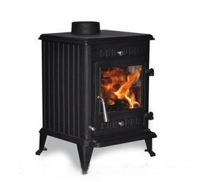 Estufa de Leña Europea de Alta Eficiencia, Estufa de Leña sin Humo con Horno de Hierro Fundido - Product Image 3