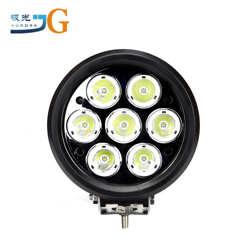 Leditye 24v Led Machine Work Light 70w Round Led Work Light Auto Lamp for Truck Offroad 4x4 Tracktors Flood Spot Beam