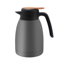 Nouveau design 1l/1.5l/2l Double paroi isolée sous vide en acier inoxydable coloré thermos théière carafe à café thermique