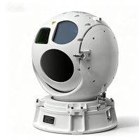Gimbal Elektro-Optik Ringan dan Stabil, Turret EO Multi-sensor, Pengukur Jarak Laser & Pelacakan Target AI