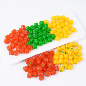 ของเล่นอาหารจิ๋ว, พริกโคมไฟ, ครัวจิ๋ว, อาหารจำลอง, วัตถุดิบผัก, พริกพริกจิ๋ว, พริกหยวกเล็ก - Product Image 1