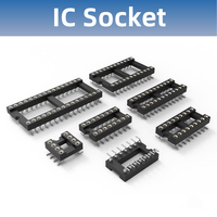 Prise de base Ic à 2.54 broches, pas de 18/64mm