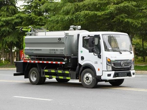 Camion d'aspiration des eaux usées sous vide de 10 mètres cubes, camion-citerne d'aspiration des eaux usées de 10 000 litres, camion d'aspiration des déchets municipaux de 8 tonnes - Product Image 2