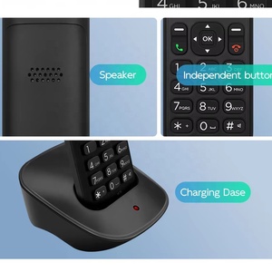 Téléphone fixe <span class=keywords><strong>sans</strong></span> <span class=keywords><strong>fil</strong></span> 4G LTE CDMA JIMI pour bureau, double cœur, WiFi+BT+FM, 1 carte SIM, compatible anglais/français/allemand/espagnol - Product Image 1