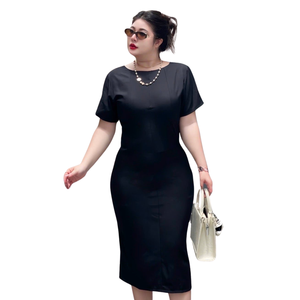 chinese dress ladies Boho Loose Fit Midi Dress – Yaknyetiretail main image 0
