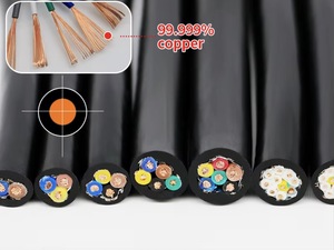 Sáu Lõi 6*1.5 công nghiệp rvv dây với dây dẫn đồng linh hoạt và vỏ bọc PVC cách nhiệt PVC - Product Image 6