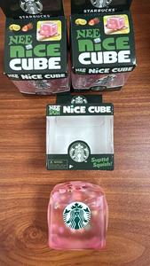 Novedad transfronteriza en stock: Bonitos squishies cúbicos con forma de hielo (de maltosa) con temática de Leebi Dr Pepper/Sprite para aliviar el estrés - Product Image 5
