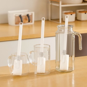 Wood Pulp Cotton Cup <b>Brush</b> Easy to Cleaning <b>Brush</b> Baby Coffee Cup Water <b>Bottle</b> Cleaning <b>Brush</b> for Household - Product Image 1