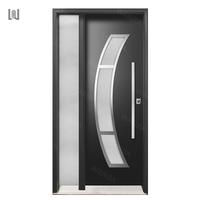 Portes d'entrée modernes personnalisées pour la maison, technologie innovante, portes extérieures en aluminium, portes d'entrée de sécurité