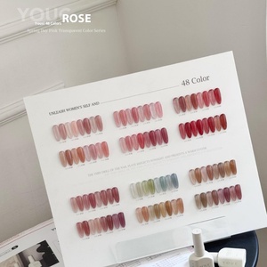 YUKUN Yousi 48 couleurs Rose-Infusé UV Vernis À Ongles Gel Longue Durée Effet Glace 2025 <span class=keywords><strong>Meibo</strong></span> Nouvelle Arrivée Bouteille pour Ouverture De Magasin - Product Image 3
