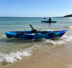 Kayak à pédales WOLANG, bateau en LLDPE rotomoulé, multi-usages <span class=keywords><strong>pour</strong></span> la pêche, le surf, la navigation - Product Image 4