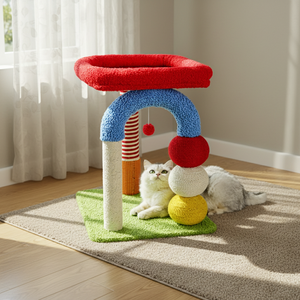 Wholesale Colorful U Shaped Tube Climbing Frame High Quality Cat Tree Integrated Cat Bed Premium Multifunctional Cat Tree
