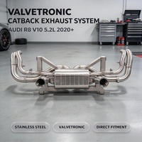 Système d'échappement Catback en acier inoxydable 304 Racing Spec avec silencieux Valvetronic pour Audi R8 V10 5.2L 2020+ NA V10 Sound Tuning
