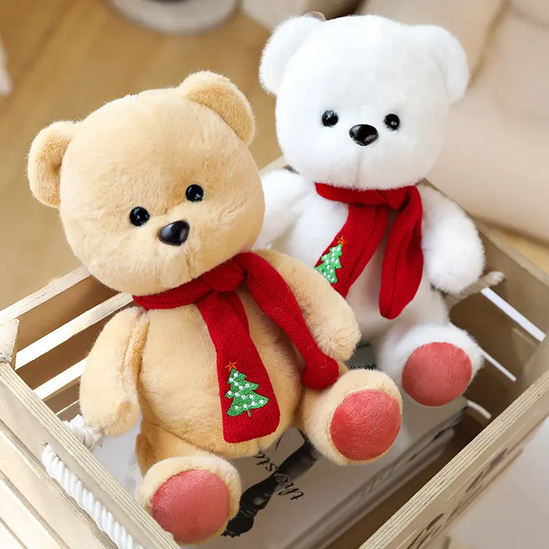 Giáng SINH GẤU Quà Tặng nhồi bông giáng sinh đồ chơi sang trọng 30cm giáng sinh trang trí gấu búp bê