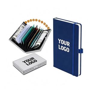Custom Logo Multi-Functional Rfid Wallet Storage <b>Box</b> <b>for</b> Wholesale Business Promo Gift Id Card Holder Case - Product Image 1