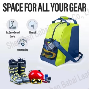 Borsa Porta Sci con Rivestimento Impermeabile <span class=keywords><strong>per</strong></span> Scarponi da Snowboard, Resistente Borsa da Viaggio Portatile <span class=keywords><strong>per</strong></span> <span class=keywords><strong>Auto</strong></span> e Uso Esterno - Product Image 3