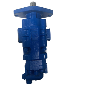 Repuestos Hidráulicos para Cargadoras: Bomba Hidráulica de Triple Engranaje con Eje Recto de Hierro Fundido Azul al por Mayor - Product Image 6