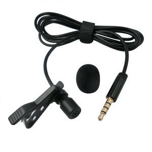 Mini micrófono de condensador Lavalier con cable de 3,5mm patrón Polar cardioide para grabación de teléfono móvil y micrófono de cuello - Product Image 4