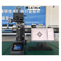 Max Test Height 100mm XY Liner Workbench Z-axis Fine-tuning Touch Screen Auto Turret Weight Load Micro Vickers Hardness Tester
