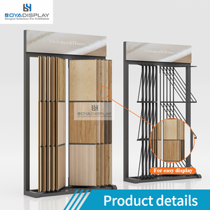 Tùy chỉnh phòng tắm hiển thị giá trượt Kệ chống gỉ kim loại điều chỉnh kích thước cho bố trí phòng trưng bày. Kim loại cao cấp tạo ra - Product Image 3