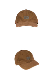 Custom American Style Vintage Sports Baseball Cap <b>Dad</b> <b>Hat</b> Embossed Leather Patch Curved Brim Velour Fabric Letter Print - Product Image 5