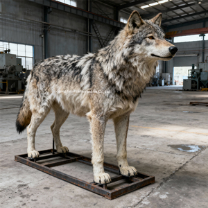 Tùy chỉnh animatronic Sói thực tế di chuyển mô hình động vật cho công viên Chủ Đề Ngôi Nhà Ma Ám phim Prop & động vật hoang dã triển lãm - Product Image 2