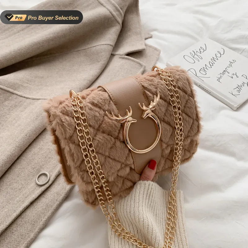 KALANTA OEM-Luxury Mini Shoulder Messenger Hand Bags для Girls, Small Plush Handbags, Small Square Bag, 2022 Fashion