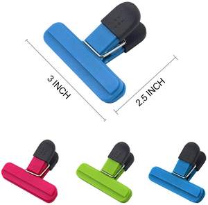 ที่มีสีสันที่กำหนดเองชิปคลิปถุงอาหารถุงปิดผนึกคลิปที่มีด้ามจับที่ดีสำหรับถุงขนมขบเคี้ยว - Product Image 4