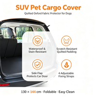 Housse de siège de voiture matelassée personnalisable pour siège arrière, tapis de voiture imperméable résistant à l'usure pour chien, housses de siège de voiture antidérapantes pour chien pour SUV